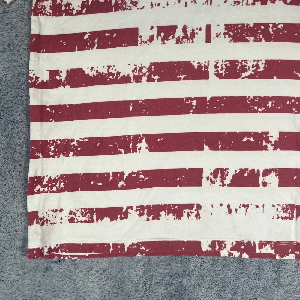 True Religion Mens American Flag Buddha Brand T-Shirt XL Stars‎ Stripes
